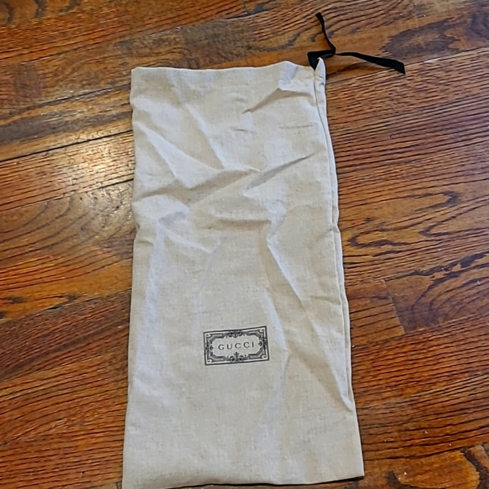 New Authentic Gucci Drawstring Dustbag Beige/Khaki - image 1